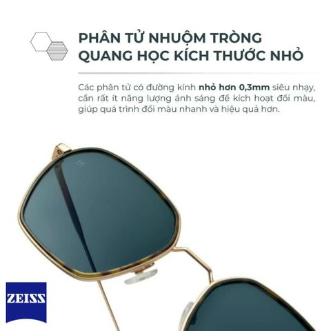  Zeiss DuraVision® Gold PhotoFusion X – Tròng Kính Đơn Tròng Đánh Đổi Màu Tích Hợp BlueGuard 