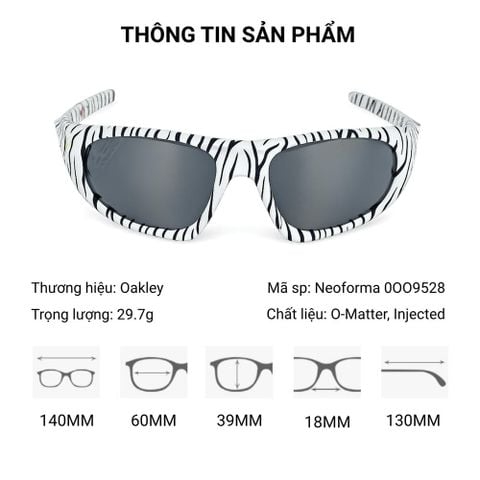  Oakley Neoforma 0OO9528 Kính Mát Oval – Tem Chính Hãng Luxottica 