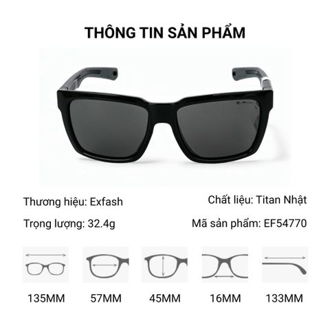  Exfash EF54770 Kính Mát Thể Thao – Tem Chính Hãng 101 