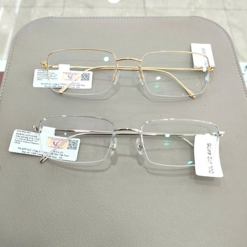  Gọng Kính Nửa Khung Cartier CT0093O Đúc Vàng Nguyên Khối 18K – Tem Chính Hãng Vinaoptic 