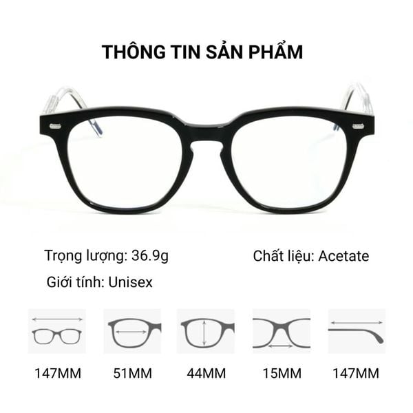  Gọng Kính V Hot Trend Nam Nữ Cao Cấp Gentle Monster Kubo 