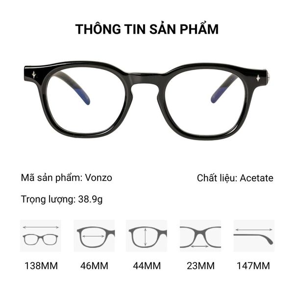 Gọng Kính Gentle Monster Vonzo - Bản Đẹp Nhất Thị Trường