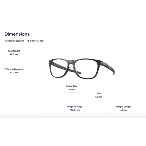  Gọng Kính Oakley Optical Ojector rx 0OX8177 - Tem Chính Hãng Luxottica 