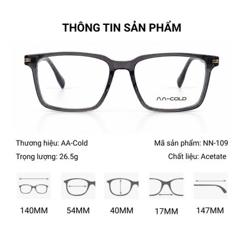  Gọng Kính Vuông AA-Clod NN-109 