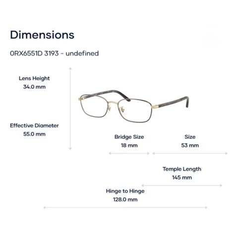  Gọng Kính Ray-Ban 0RX6551D – Tem Chính Hãng Luxottica 