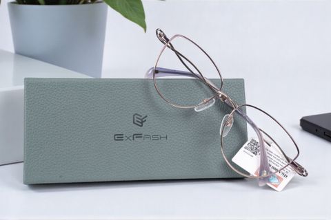  Exfash EF34256T Cat Eye Gọng Kính Titanium - Chính Hãng 101 