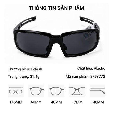  Kính Mát Thể Thao Exfash EF58772 – Tem Chính Hãng 101 