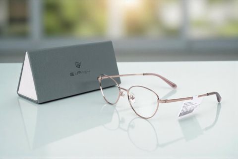  Gọng Kính Mắt Mèo Exfash EF74263T Titanium – Tem Chính Hãng 101 