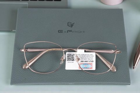  Gọng Kính Mắt Mèo Titanium Exfash EF74269T – Tem Chính hãng 101 