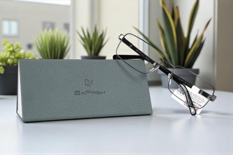  Exfash EF81270T Titanium Chữ Nhật Gọng Kính – Tem Chính Hãng 101 