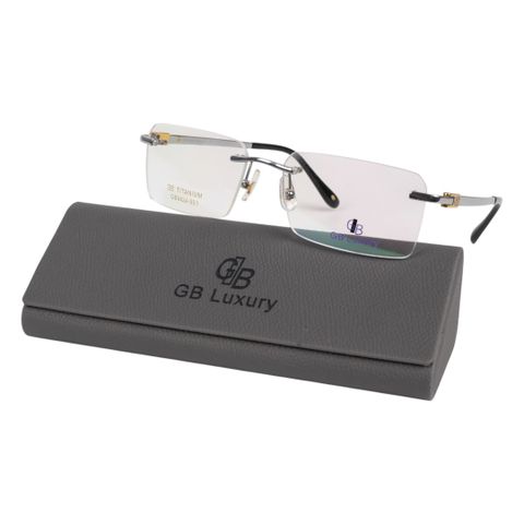  Kính Không Gọng Titanium Mạ Vàng 18k GB Luxury GB0424 - 001 - Chính Hãng 