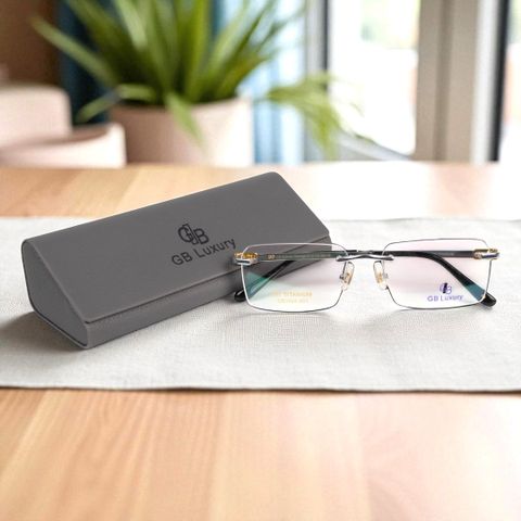  Kính Không Gọng Titanium Mạ Vàng 18k GB Luxury GB0424 - 001 - Chính Hãng 