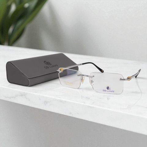  Kính Không Gọng Titanium Mạ Vàng 18k GB Luxury GB0424 - 001 - Chính Hãng 