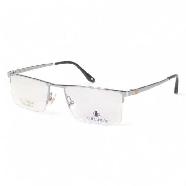 Gọng Kính Nửa Gọng Titanium Mạ Vàng 18K GB Luxury GB0424-008