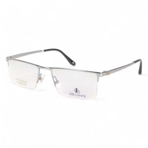  Gọng Kính Nửa Gọng Titanium Mạ Vàng 18K GB Luxury GB0424-008 – Chính Hãng 