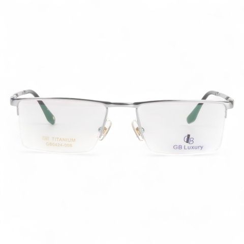  Gọng Kính Nửa Gọng Titanium Mạ Vàng 18K GB Luxury GB0424-008 – Chính Hãng 