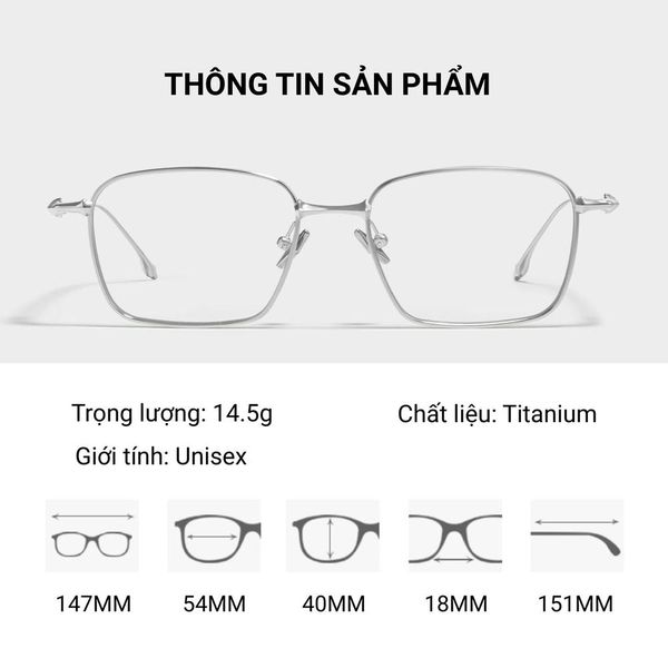  Gọng Kính TItanium Gentle Monster Aba 