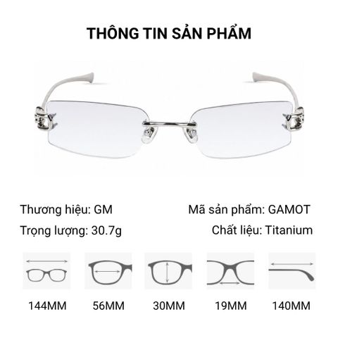  GM Gamot Kính Không Gọng Titan | Bản Đẹp Nhất Thị Trường 