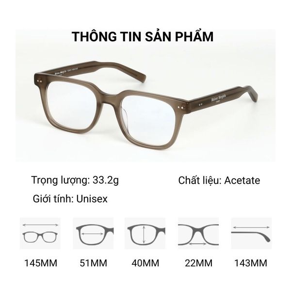  Gọng Kính Gentle Monster Maison Margiela x Gentle Monster MM117 Bản 1:1 ( Box GM đen) 