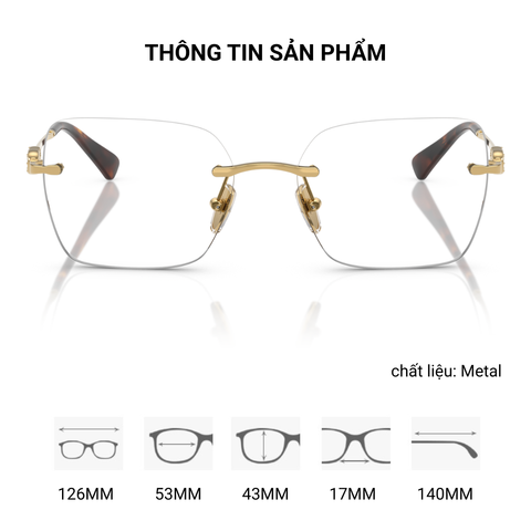  Gọng Kính Không Gọng Vogue 0VO4320B - Tem Chính Hãng Luxottica 