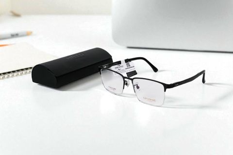  KSOO25-A-LV8002 Gọng Kính Nửa Khung Chữ Nhật Chính Hãng 