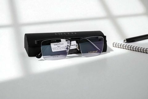  KSOO25-A-LV8002 Gọng Kính Nửa Khung Chữ Nhật Chính Hãng 