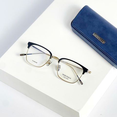  Gọng Kính Nửa Gọng Titanium Masunaga 80896 Chính Hãng 