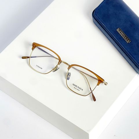  Gọng Kính Nửa Gọng Titanium Masunaga 80896 Chính Hãng 