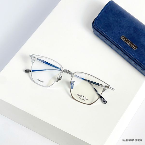 Gọng Kính Nửa Gọng Titanium Masunaga 80900 Chính Hãng