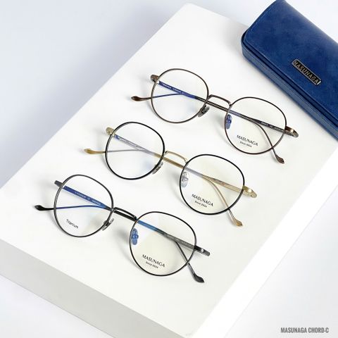  Gọng Kính Tròn Titanium Masunaga Chord-C Chính Hãng 