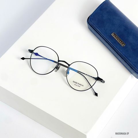  Gọng Kính Tròn Titanium Masunaga EP Chính Hãng 