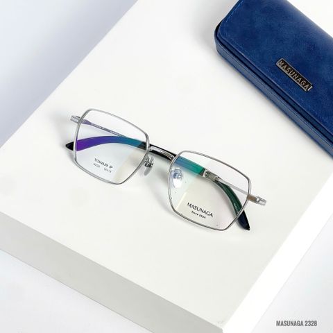  Gọng Kính Sừng Tự Nhiên Titanium Masunaga H2328 Chính Hãng 