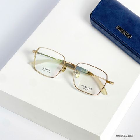  Gọng Kính Sừng Tự Nhiên Titanium Masunaga H2328 Chính Hãng 