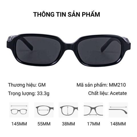  GM MM210 Kính mắt Sunglasses – Bản Đẹp Nhất Thị Trường 