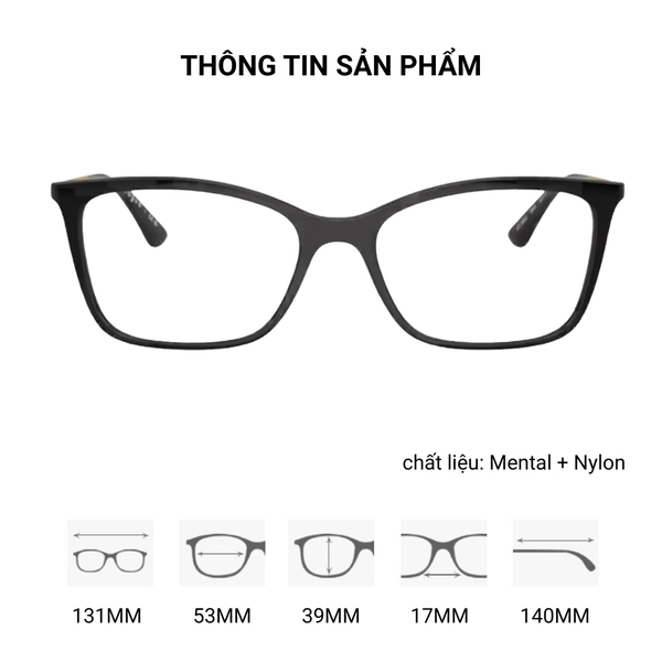 Gọng Kính Mắt Mèo Vogue 0VO5563 – Tem Chính Hãng Luxottica