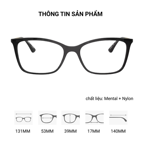  Gọng Kính Mắt Mèo Vogue 0VO5563 – Tem Chính Hãng Luxottica 