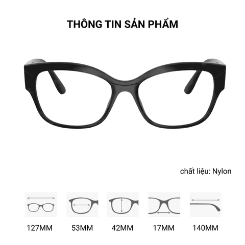  Gọng Kính Mắt Mèo Vogue 0VO5635U – Tem Chính Hãng Luxottica 