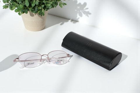 Gọng Kính Nửa Khung Mắt Mèo Titanium Mito MT1904 – Tem Chính Hãng 101 