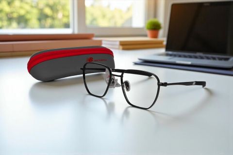  New Balance NBN07082X Gọng Kính Đa Giác Titanium - Tem Chính Hãng 101 