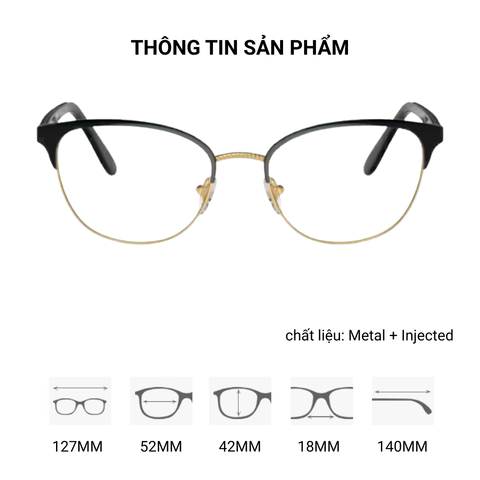  Gọng Kính Nửa Gọng Mắt Mèo Vogue 0VO4088 Chính Hãng 