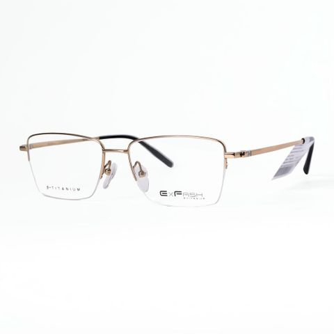  Gọng Kính Nửa Khung Chữ Nhật Exfash EF33278T  – Tem Chính Hãng 101 