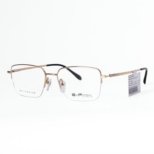 Exfash EF33281T Gọng Kính Nửa Khung Titanium – Tem Chính Hãng 101