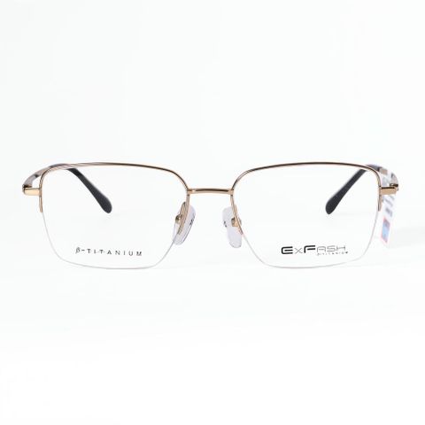  Exfash EF33281T Gọng Kính Nửa Khung Titanium – Tem Chính Hãng 101 