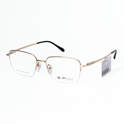  Exfash EF33281T Gọng Kính Nửa Khung Titanium – Tem Chính Hãng 101 