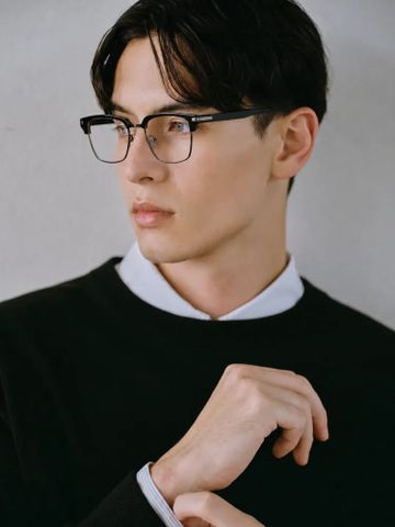  Gọng Kính Nửa Khung Glazt 518 