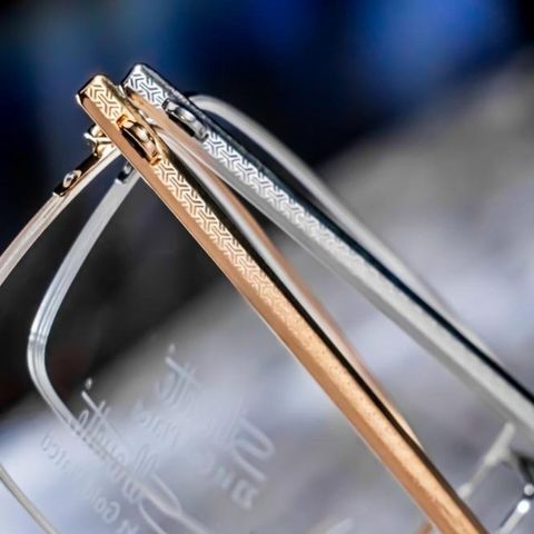  Gọng Kính Nửa Khung Mạ Vàng 23KT GP Silhouette L020 – Tem Chính Hãng 101 