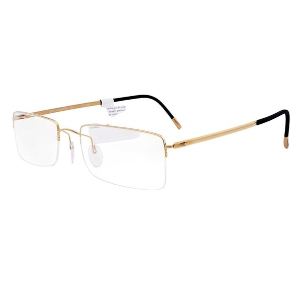 Gọng Kính Nửa Khung Mạ Vàng 23KT GP Silhouette L020 – Tem Chính Hãng 101