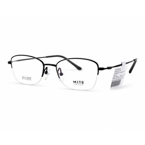  Gọng Kính Nửa Khung Mắt Mèo Titanium Mito MT1905 – Tem Chính Hãng 101 