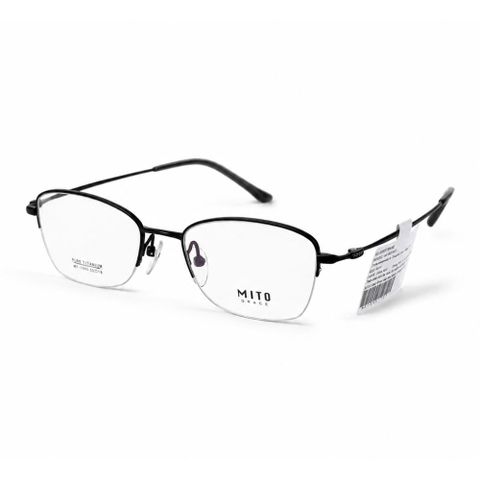  Gọng Kính Nửa Khung Mắt Mèo Titanium Mito MT1905 – Tem Chính Hãng 101 