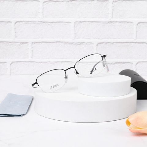 Gọng Kính Nửa Khung Mắt Mèo Titanium Mito MT1905 – Tem Chính Hãng 101 